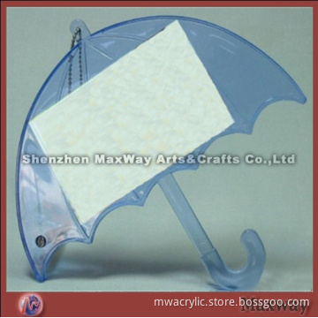 Magnetic Counter Ingenious Blue Umbrella-shaped Acrylic/Perspex Prints/Picture/Photo/Card Holder/Fra